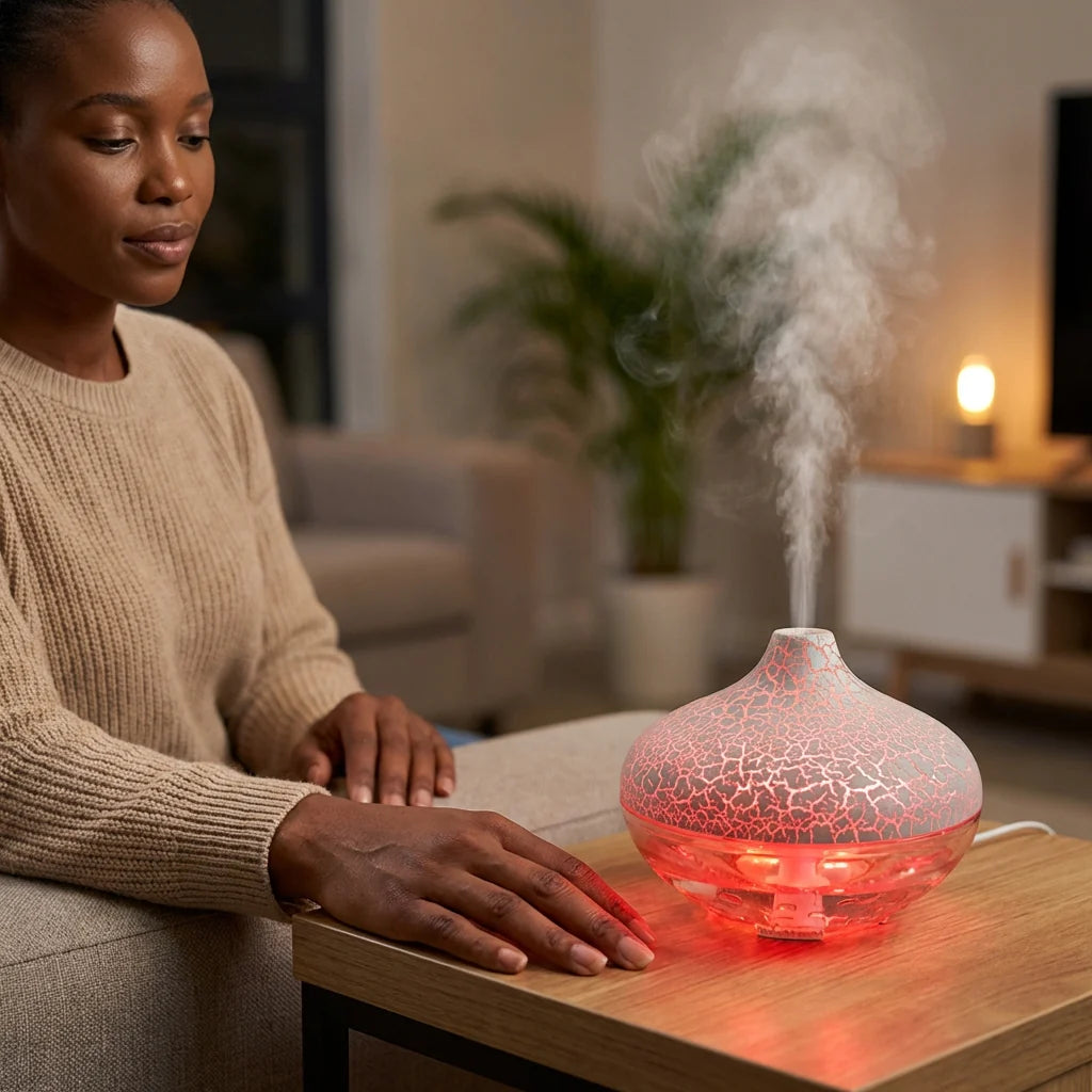The SereniQ GlowMist™ Crystal Humidifier